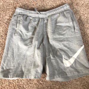 Gray Nike Sweatshorts